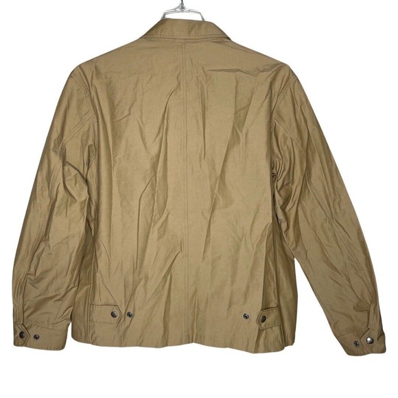Lands End Jacket Mens Large Beige Windbreaker Casual Preppy Grandpa Grandpacore‎ - Picture 3 of 8